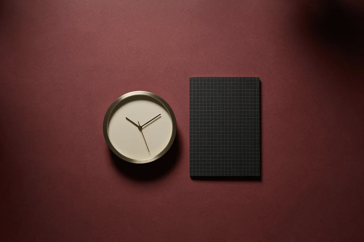 A sealed, structured engagement brief on a desk.